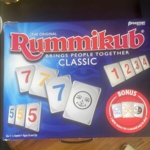 Rummikub Classic Game - Blue and White